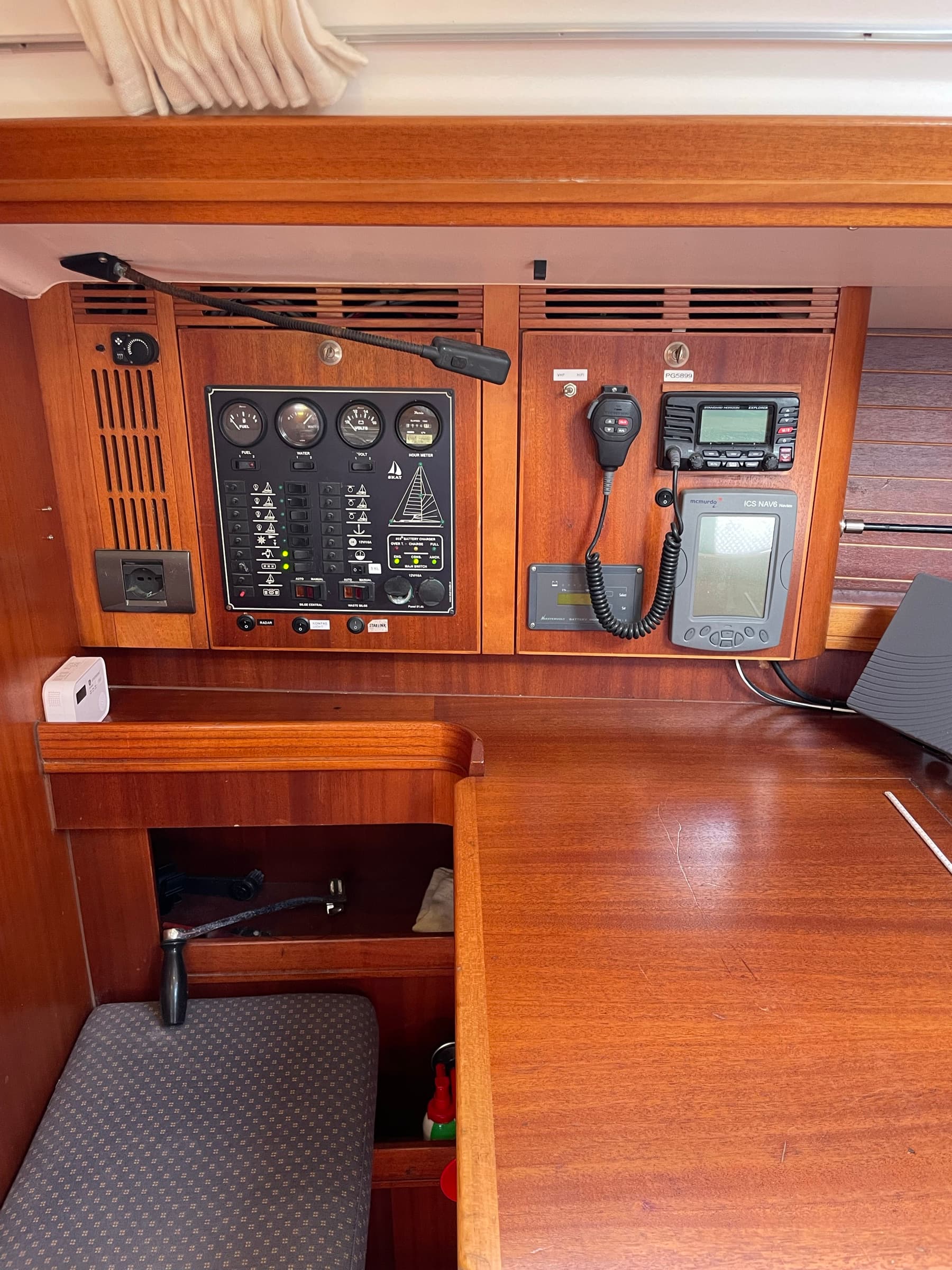 Second view of the navigation station